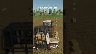 🍂 Bale Bundler 🐏 Farming Simulator 22 [upl. by Aisila]