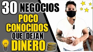 30 NEGOCIOS POCO COMUNES QUE DEJAN DINERO [upl. by Duile988]