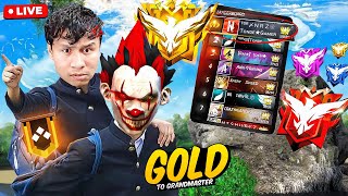 Dominating Top 1 Grandmaster V Badge Lobby  Free Fire Live [upl. by Anuqahs]