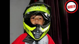 REVIEW HELM SIRCON SUPERMOTO MUTANT FZ YELLOW [upl. by Yojenitsirk752]