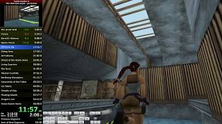 Tomb Raider 2 Glitched Speedrun 5537 RTA Outdated [upl. by Rebmetpes738]