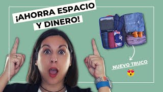 🧡Cómo DOBLAR la ROPA para que ocupe MENOS ESPACIO en la MALETA🧳 [upl. by Jessie334]