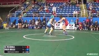 117 3rd Place  Mack Beggs Texas 2 vs Kerrigan McKenna Illinois [upl. by Masson]