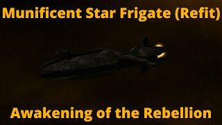 Refit Munificent Star Frigate Ship Showcase AOTR 2 10 3 [upl. by Hgiel]