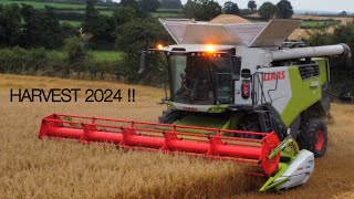 CLAAS TRION 660   KELLY AGRI  Harvest 2024 [upl. by Selrhc]