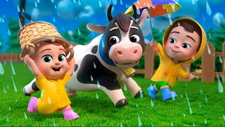 Lluvia Lluvia Vete Ya Versión con Animales l Lalafun Canciones Infantiles y Música para Chicos [upl. by Silva]