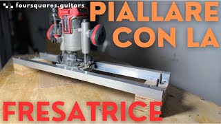 Jig per piallare con la fresatrice maker faidate legno [upl. by Owiat]