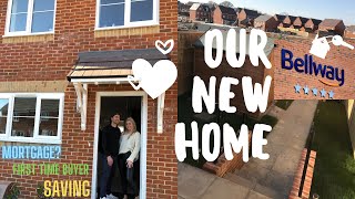 MOVING VLOG  BELLWAY NEW BUILD HOME amp HOUSE TOUR [upl. by Abigale]