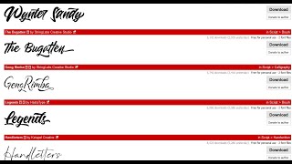 How to download fonts from dafontcom and install it [upl. by Imak]