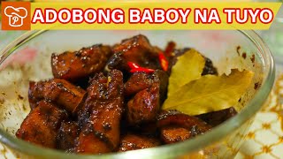 How to Cook Adobong Baboy na Tuyo  Pinoy Easy Recipes [upl. by Nessie282]