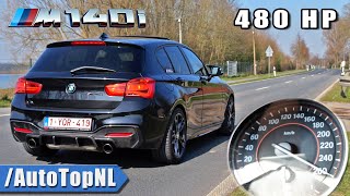 480HP BMW M140i xDrive  AKRAPOVIC SOUND 0265 ACCELERATION by AutoTopNL [upl. by Ttoile]