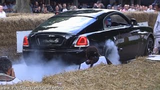 Rolls Royce Wraith BURNOUT [upl. by Meehahs269]