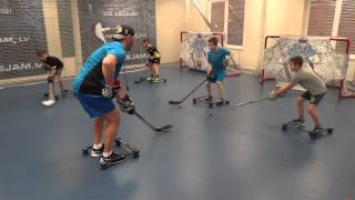 OffIce Hockey training Stickhandling workout [upl. by Varien]