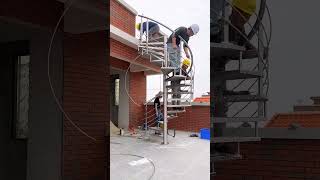 Installation process of spiral staircase [upl. by Schecter]