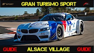 GT SPORT  TRAIL BRAKING amp ALSACE VILLAGE GUIDE [upl. by Yorgo]