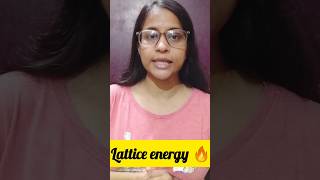 Lattice Energy Part 1 shorts chemistry shortsyoutube [upl. by Oned656]