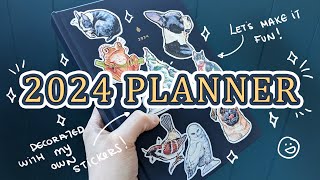 2024 Planner 📅 Decorate My Planner With Me ✨ [upl. by Lohner135]