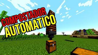 COMPOSTADOR AUTOMATICO Minecraft Java 120 [upl. by Erda729]