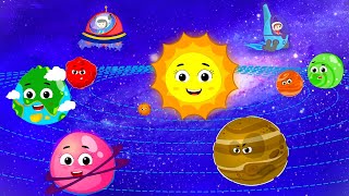 The Planets Song  Nursery Rhymes for Children  Cartoon Videos for Kids  Preschool Learning Videos [upl. by Irtemed]