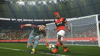 PES 2018  RUMO AO ESTRELATO 23 CAMISA 10 FAZ GOL DE CALCANHAR EM PLENO MARACANÃ E É OVACIONADO [upl. by Fabozzi]