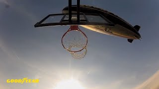 Dude Perfect Basketball Shot From Goodyear Blimp [upl. by Rafael]