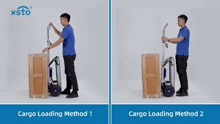 XSTO CT150PA Eelectric Stair Climbing Hand Truck With Crawler Treads Training Tutorial [upl. by Yrrak]