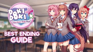 How to get the BEST ENDING in Doki Doki Literature Club Plus Full Ending Walkthrough [upl. by Amlet]