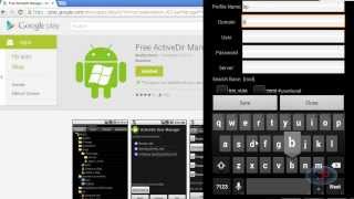 Managing Active Directory from Android device [upl. by Seuguh]