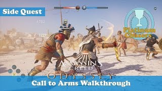 Call to Arms Mykonos  Side Quest  Assassins Creed Odyssey [upl. by Adnarim127]