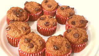 Quick and easy no flour healthy banana cupcakes recipe tanzeensspiceincurry easiestmuffin [upl. by Haissi]