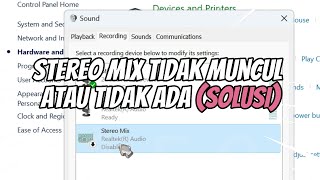 Cara Mengatasi Stereo Mix Tidak Muncul atau Tidak Ada di Windows 11  10 [upl. by Otila544]