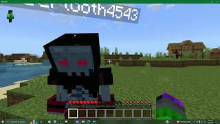 Minecraft w My Friend Sabertooth [upl. by Yltsew]