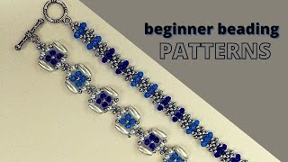 Bracelets making Easy beading tutorial Beginner beading patterns [upl. by Ahseram]