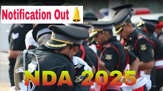 NDA 2025 Notification out [upl. by Yekcaj]