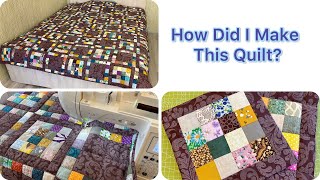 Sew a Quilt of Any Size on a Household Sewing Machine [upl. by Einnos664]