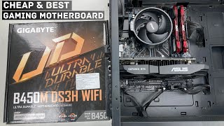 Unboxing amp Review Cheap amp Best Gaming And Editing Gigabyte B450M DS3H WIFI AMD B450 Motherboard [upl. by Ydnec341]