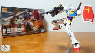 （素晴らしい可動＆色分け！前期・中期型を再現可能！）HG 1144 RX7802 ガンダムGUNDAM THE ORIGIN版 レビュー [upl. by Zohar]