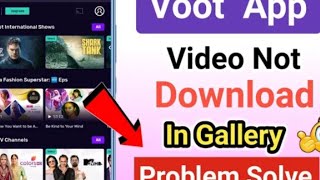 HOW TO DOWNLOAD VOOT SHOWS IN GALLERY PROBLEM SOLVE 110 krashafans328 THANK U DI FOR YOUR SUPPORT [upl. by Nahtannoj825]