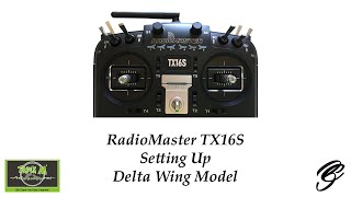 RadioMaster TX16S Setting Up A Elevons On A Delta Wing [upl. by Kial]