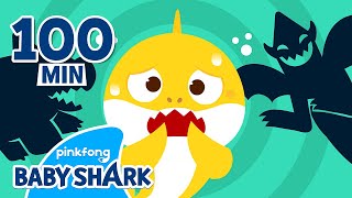 Baby Shark is afraid of Spooky Monsters  Compilation  Song and Story  Baby Shark Official [upl. by Moishe]