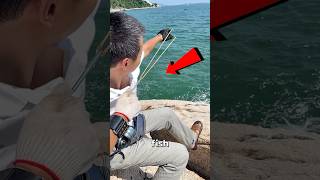 Slingshot fishing reel fishing sports fyp [upl. by Nosnehpets]