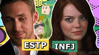 ESTP flirting with INFJ  MBTI memes [upl. by Nnaeiluj396]