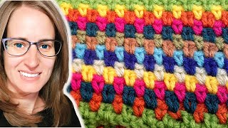 Crochet Moss  Seed Stitch Scarf  Afghan Tutorial [upl. by Jordana]