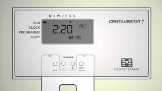 Video How to manually set your Horstmann thermostat [upl. by Nofets]