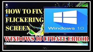 HOW TO FIX FLICKERINGFLASHING SCREEN ON WINDOWS 10 LAPTOPPC 2020  100 SOLVED [upl. by Naget648]