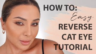 REVERSE CAT EYE MAKEUP STEP BY STEP  NINA UBHI [upl. by Cheslie45]