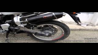 YAMAHA XT1200Z SUPER TENERE TIGER EXHAUST SYSTEM [upl. by Sitto]