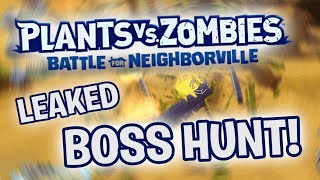 PVZ BFN LEAKED SASQUATCH BOSS HUNT GAMEPLAY [upl. by Allbee]