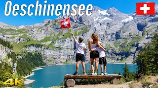 Oeschinensee Switzerland 🇨🇭  A Beautiful Day at Oeschinensee Switzerland Nature at Its Best 4K 60p [upl. by Luba]