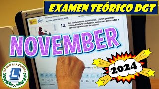 EXAMEN TEÓRICO DGT  OCTUBRE 2024 [upl. by Assila631]